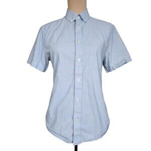 Goodfellow Small Heather Blue Button Up Shirt